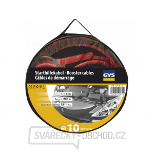 Startovací kabely GYS 200 A 10mm2 - izolované svorky Startovací kabely GYS 200 A 10mm2 - izolované svorky gallery main image