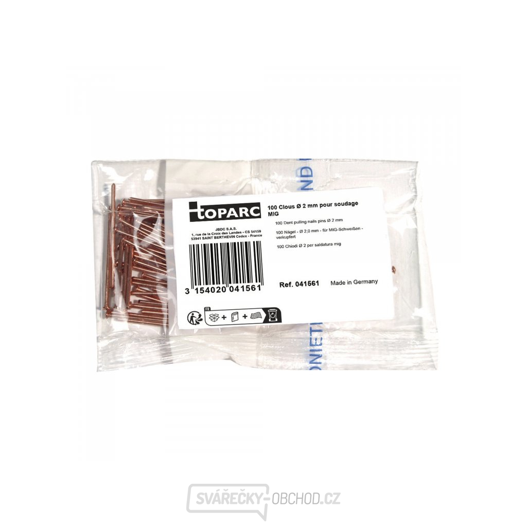 Hřeby Ø 2 GYS - 100 ks gallery main image