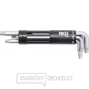 Sada zahnutých klíčů | velmi dlouhé | T-profil (pro Torx) s otvorem T10 - T50 | 8dílná BGS 805 gallery main image