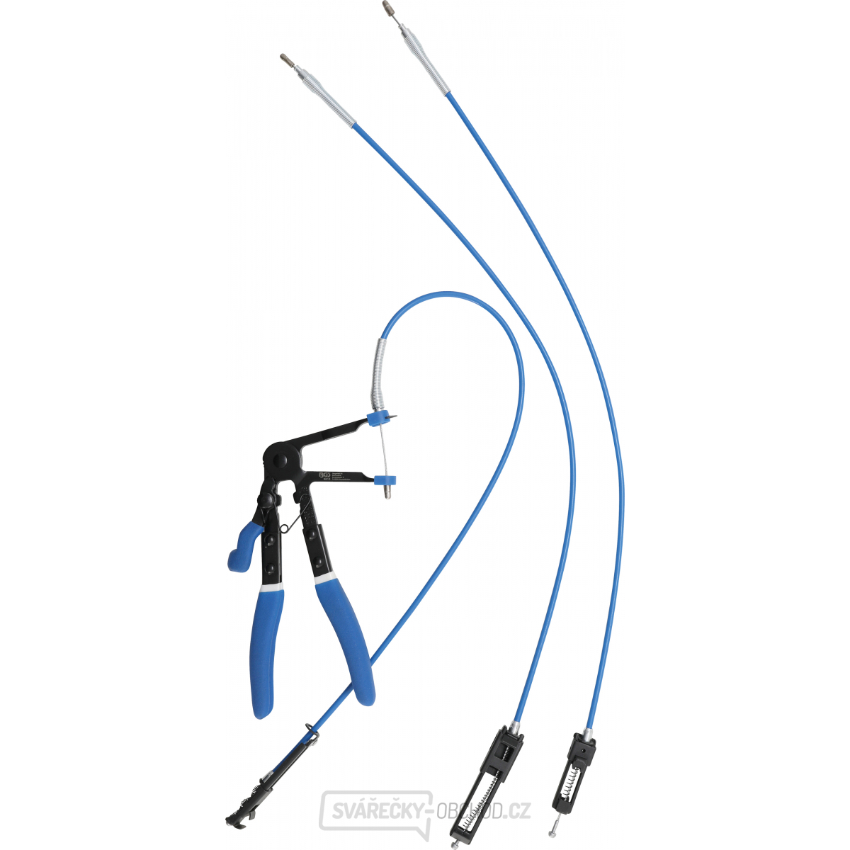 Kleště na hadicové spony | s výměnnými bovdeny | 635 - 670 mm, BGS 9815