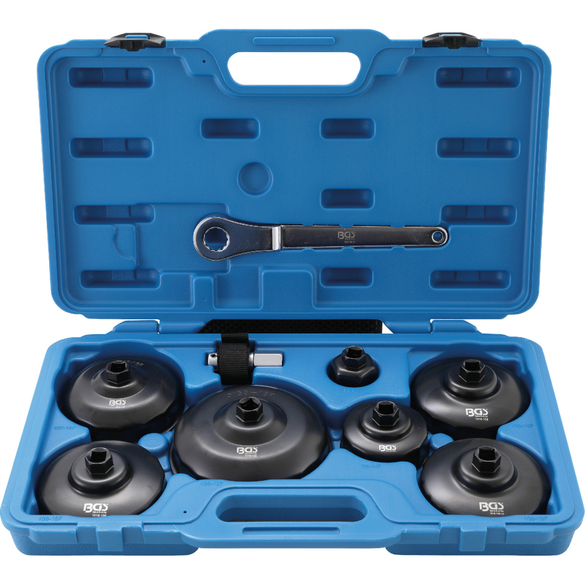 Sada klíčů na olejové filtry | užitková vozidla | 9dílná, BGS 1019 BGS1019
