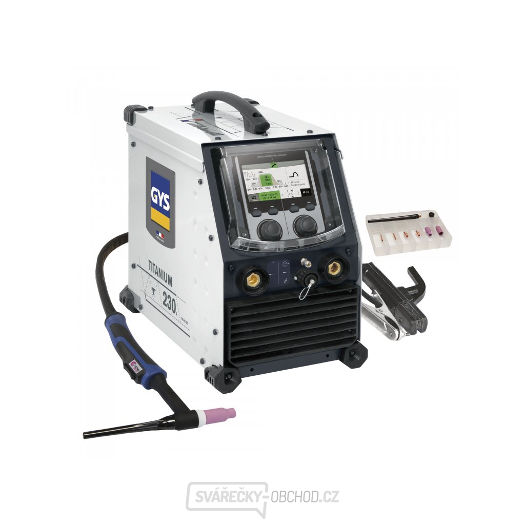 Svářečka TITANIUM 230 AC/DC FV - s příslušenstvím (SR26DB-8m)