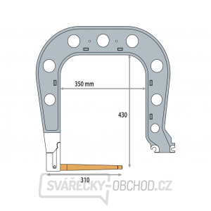 Náhradní rameno k bodovacím kleštím VAS GYS typ C7 - izolované Náhradní rameno k bodovacím kleštím VAS GYS typ C7 - izolované gallery main image