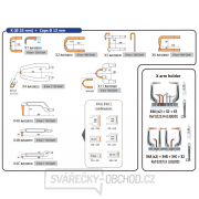 Set 6 ramen k bodovacím kleštím GYS X - X4A (x2) + X4B + X4C + X2 Náhled
