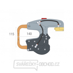 Náhradní rameno k bodovacím kleštím GYS G9 - izolované s rameny X1 Náhradní rameno k bodovacím kleštím GYS G9 - izolované s rameny X1 gallery main image
