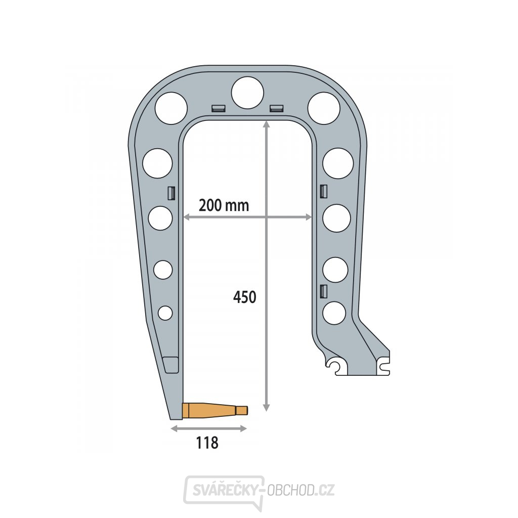 Náhradní rameno k bodovacím kleštím VAS GYS typ C4- izolované Náhradní rameno k bodovacím kleštím VAS GYS typ C4- izolované gallery main image