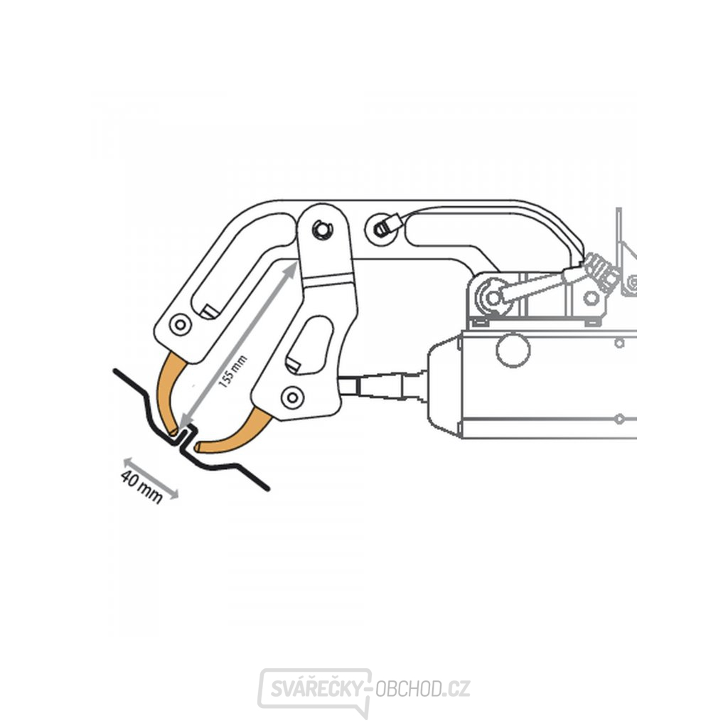 Náhradní rameno k bodovacím kleštím VAS GYS typ C10 Náhradní rameno k bodovacím kleštím VAS GYS typ C10 gallery main image