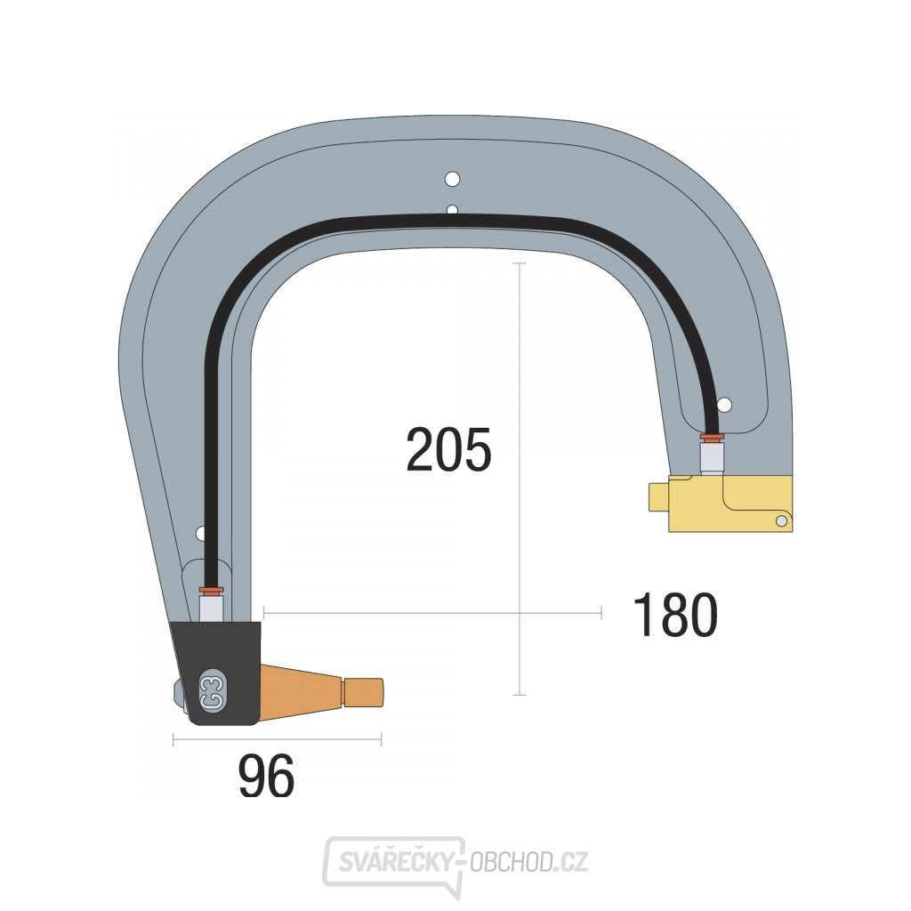 Náhradní rameno k bodovacím kleštím GYS G3 - izolované Náhradní rameno k bodovacím kleštím GYS G3 - izolované gallery main image