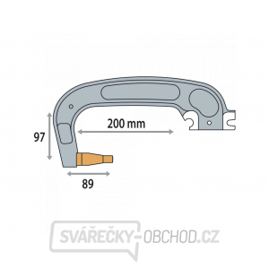 Náhradní rameno k bodovacím kleštím GYS typ C1 - izolované Náhradní rameno k bodovacím kleštím GYS typ C1 - izolované gallery main image