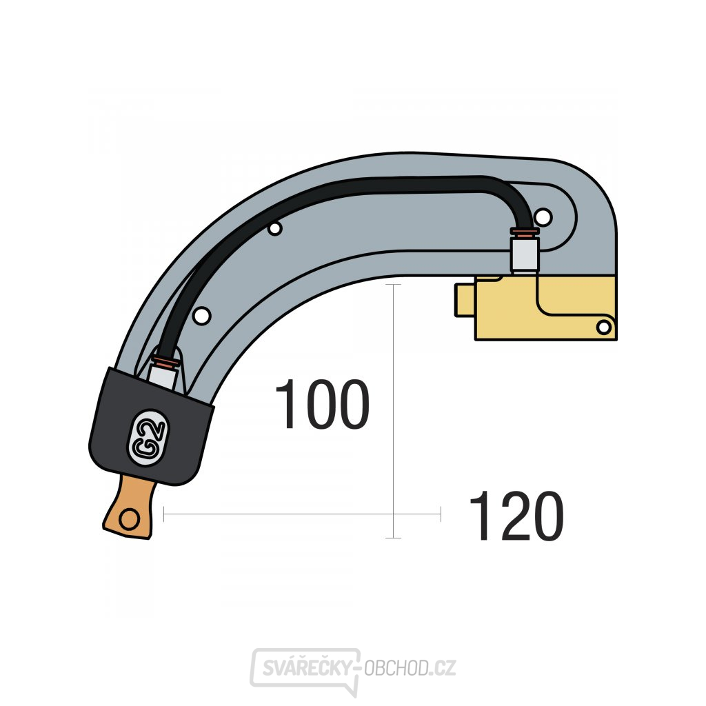 Náhradní rameno k bodovacím kleštím GYS G2 - izolované