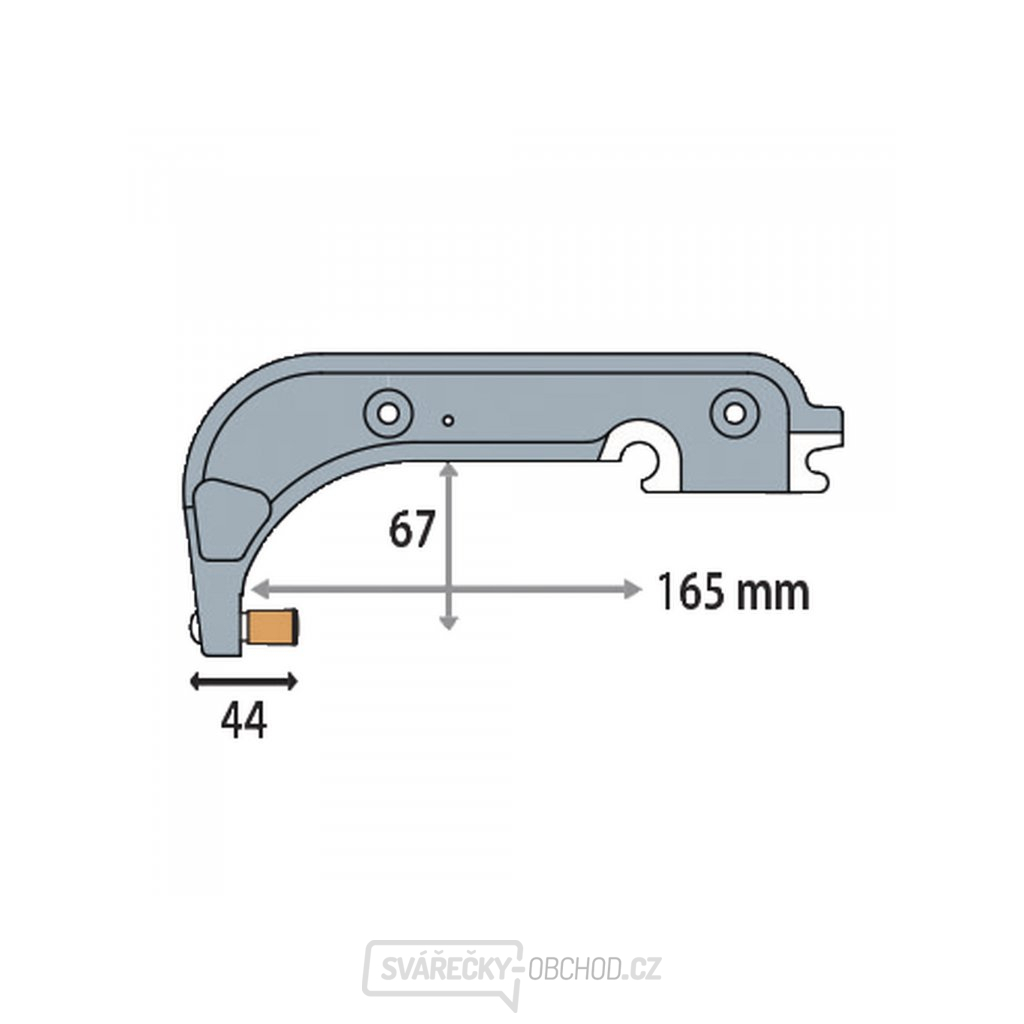 Náhradní rameno k bodovacím kleštím GYS typ C12 - izolované