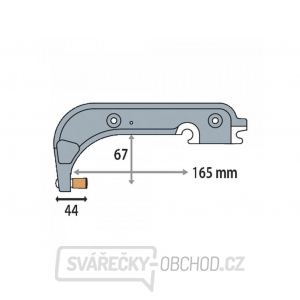 Náhradní rameno k bodovacím kleštím GYS typ C12 - izolované Náhradní rameno k bodovacím kleštím GYS typ C12 - izolované gallery main image