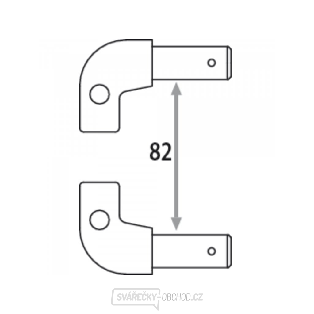 Náhradní rameno k ručním bodovacím kleštím GYS PX5
