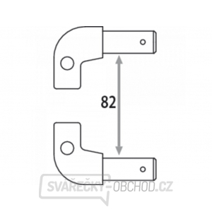 Náhradní rameno k ručním bodovacím kleštím GYS PX5 Náhradní rameno k ručním bodovacím kleštím GYS PX5 gallery main image