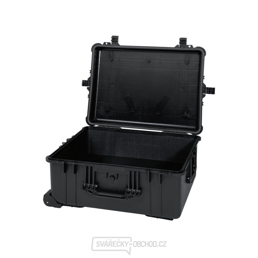 Kufr plastový s kolečky a rukojetí - XL