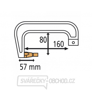 Náhradní rameno k pneumatickým bodovacím kleštím GYS typ RC1 Náhradní rameno k pneumatickým bodovacím kleštím GYS typ RC1 gallery main image