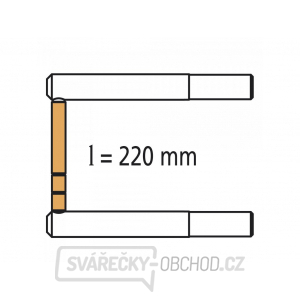 Náhradní rameno k pneumatickým bodovacím kleštím GYS typ RX2 gallery main image