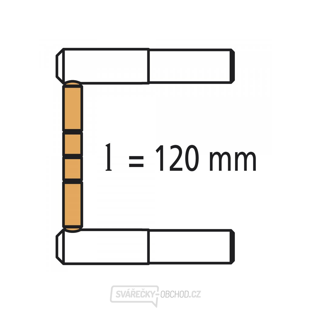 Náhradní rameno k pneumatickým bodovacím kleštím GYS typ RX1