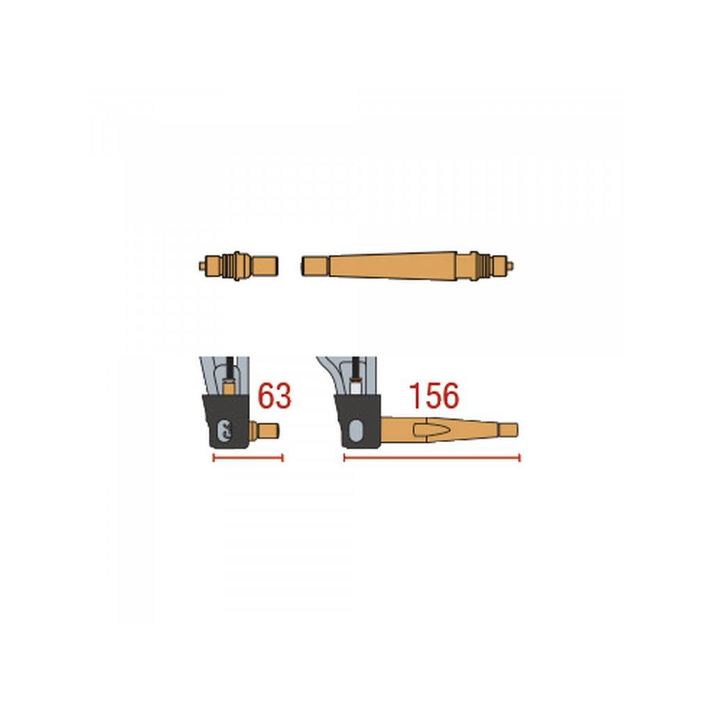 Elektrody pro náhradní ramena GYS G4 064478