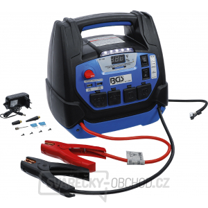 Multifunkční pomocné spouštěcí zařízení a mobilní elektrické napájení | 5 v 1 | 18 Ah, BGS 3383 Multifunkční pomocné spouštěcí zařízení a mobilní elektrické napájení | 5 v 1 | 18 Ah, BGS 3383 gallery main image