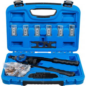 Sada kleští na nýtovací matice | M3 - M10 | 68dílná, BGS 408 Sada kleští na nýtovací matice | M3 - M10 | 68dílná, BGS 408 gallery main image