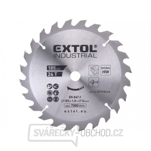 TLUSTŠÍ kotouč pilový s SK plátky, 185x2,1x16mm, 24T TLUSTŠÍ kotouč pilový s SK plátky, 185x2,1x16mm, 24T gallery main image