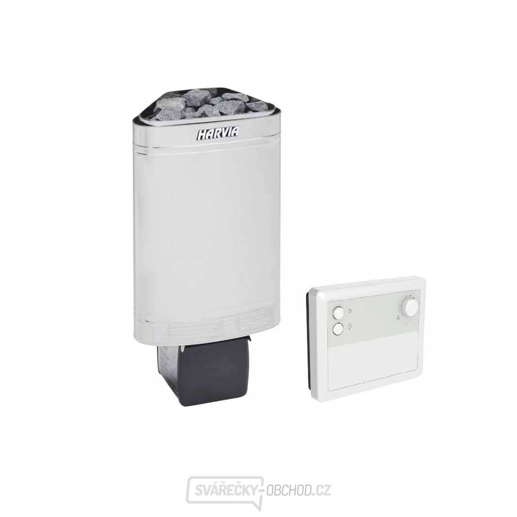 Saunová kamna HARVIA 3,6 KW (D36E) s externím ovladačem LG2426