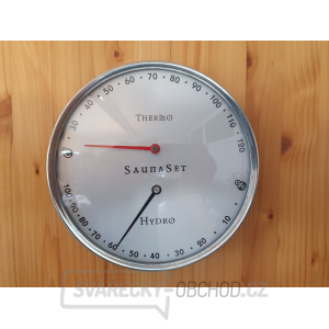 Saunový teploměr / vlhkoměr LANITPLAST 16 cm LG2519