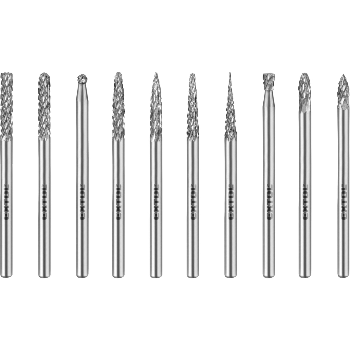 Extol - Frézy mini, karbidové sada 10ks 8703800