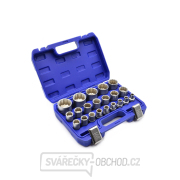 21dílná sada nástrčných klíčů, 12hranných, 8-36 mm CRV 50BV30 (8) Náhled