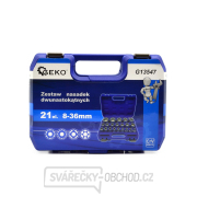 21dílná sada nástrčných klíčů, 12hranných, 8-36 mm CRV 50BV30 (8) Náhled