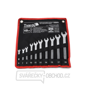 Sada 10dílných kombinovaných klíčů. 6-19 mm CRV-CS (satén Sada 10dílných kombinovaných klíčů. 6-19 mm CRV-CS (satén gallery main image