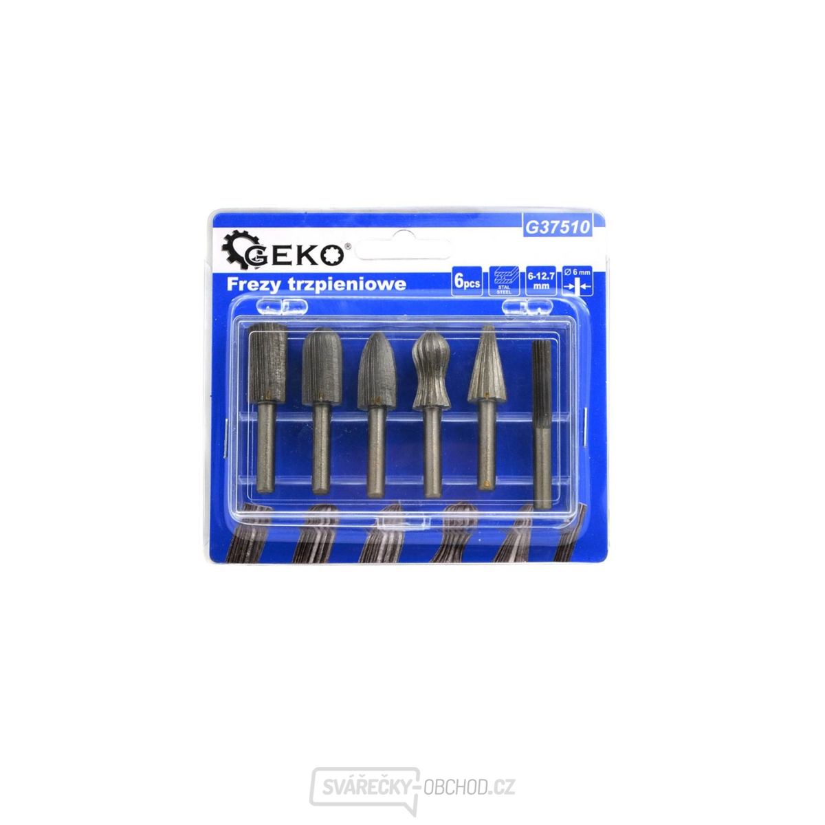 Stopkové frézy 6 kusů. 6-12,7 mm