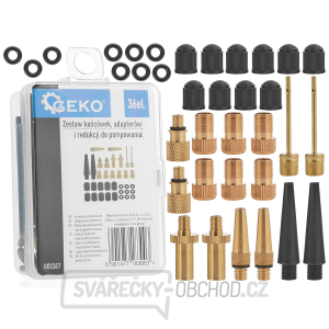 Sada hrotů, adaptérů a redukcí pro pumpování 36 kusů Sada hrotů, adaptérů a redukcí pro pumpování 36 kusů gallery main image