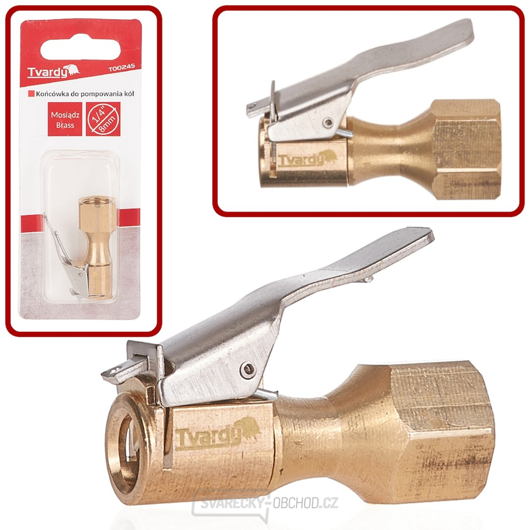 Hrot pro huštění pneumatiky - mosaz 8mm 1/4" 