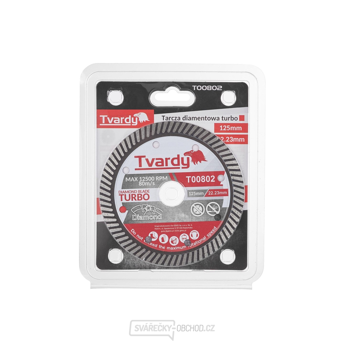Turbo diamantový kotouč 125x10x22,23mm 