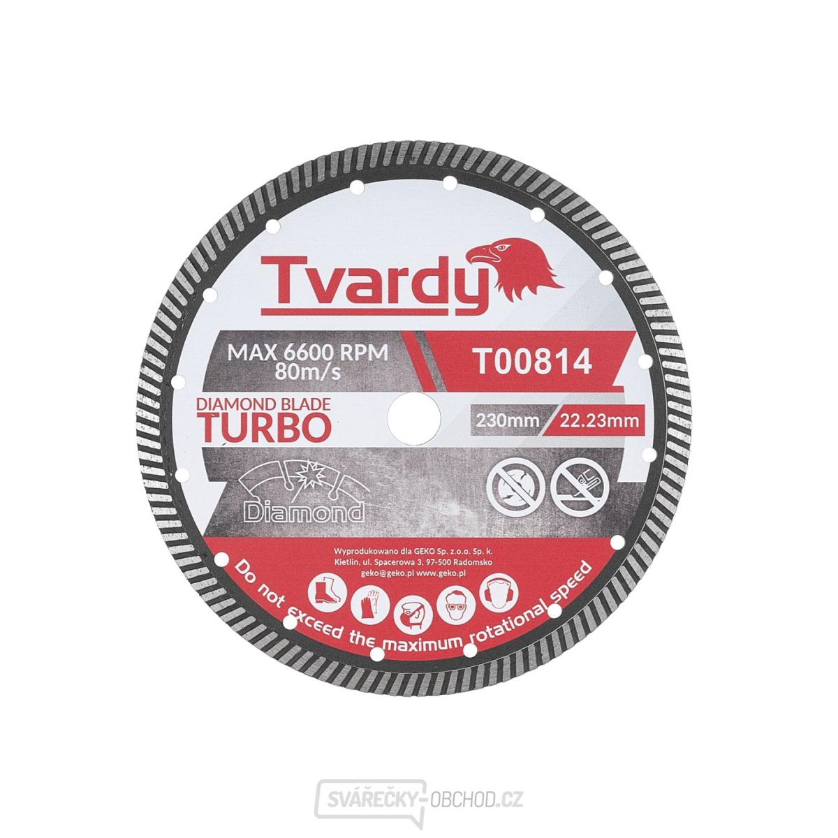 Turbo diamantový kotouč 230x10x22,23mm 