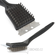 Drátěný kartáč se škrabkou 2v1 - na čištění grilu  Drátěný kartáč se škrabkou 2v1 - na čištění grilu  náhled