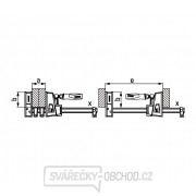 Korpusová svěrka Bessey REVO KRE125-2K (1250 x 95 mm) Náhled