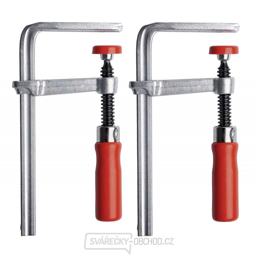 Ocelové šroubové stolní svěrky 120/60 mm Bessey GTR12SET (Sada 2 ks)
