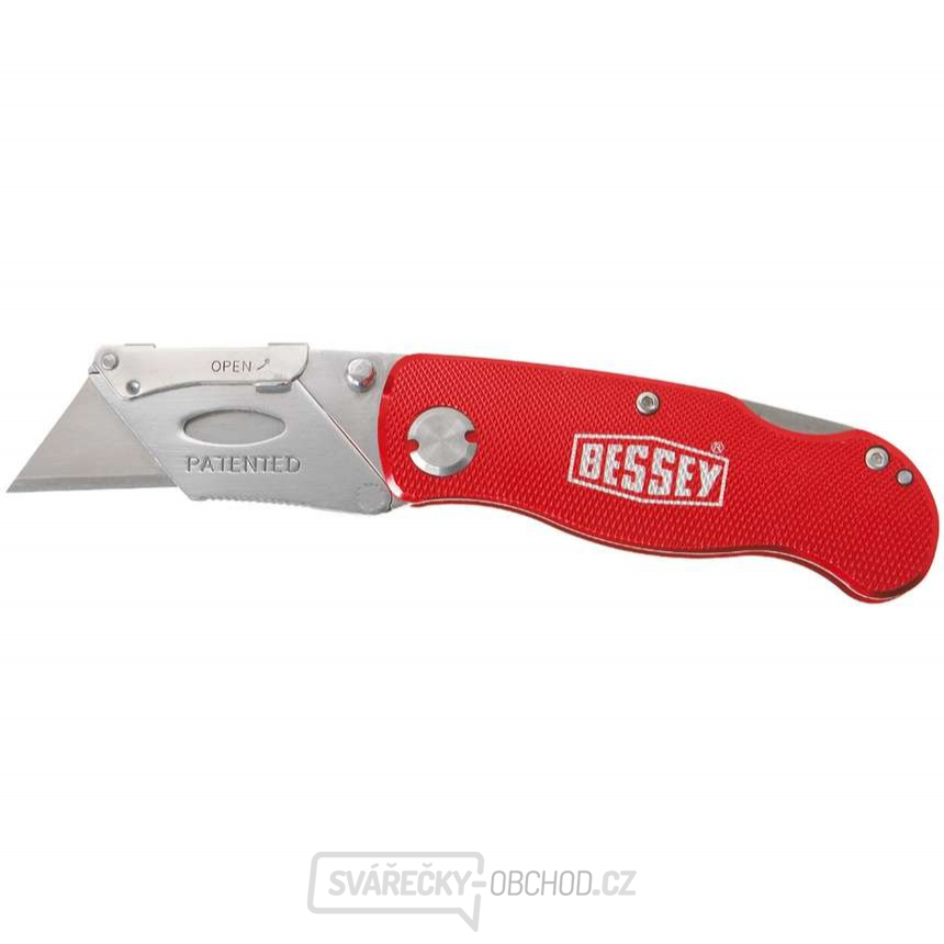 Zavírací nůž Bessey Erdi DBKAH-EU s výměnnými čepelemi a hliníkovou střenkou