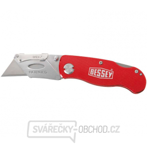 Zavírací nůž Bessey Erdi DBKAH-EU s výměnnými čepelemi a hliníkovou střenkou Zavírací nůž Bessey Erdi DBKAH-EU s výměnnými čepelemi a hliníkovou střenkou gallery main image