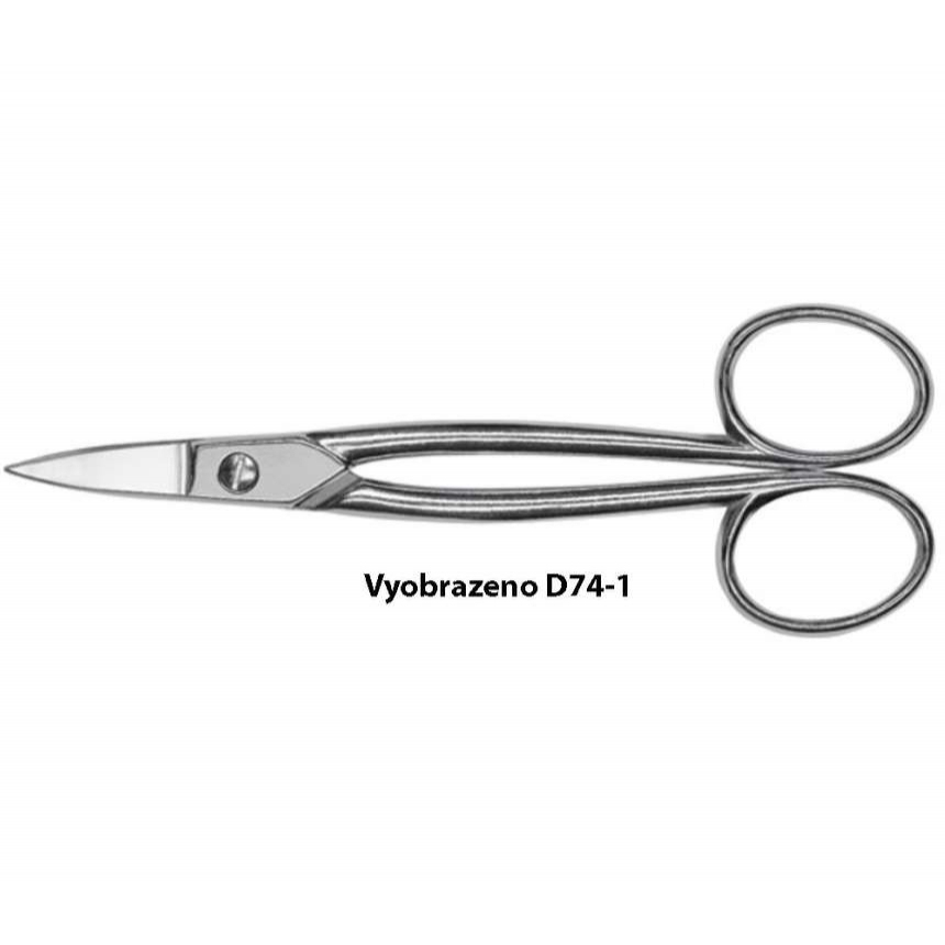 Levně Zlatnické nůžky Bessey D75-1 obloukové břity D75-1