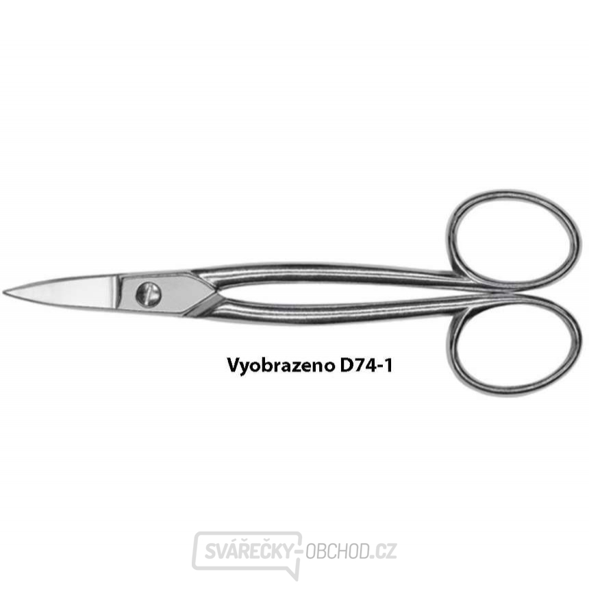 Zlatnické nůžky Bessey D75-1 obloukové břity