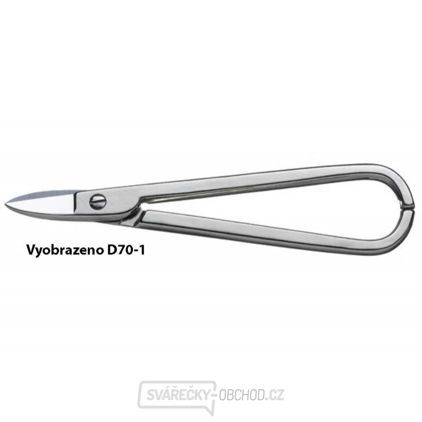 Zlatnické nůžky Bessey D71-1 obloukové břity