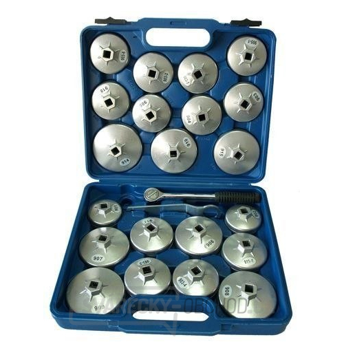 Sada nástrčných klíčů pro olejové filtry 23ks, Matabro MB-03-06014