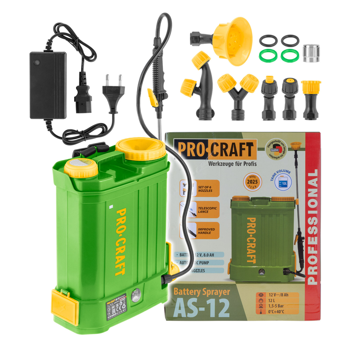Aku postřikovač Procraft AS-12 | AS-12 AS-12