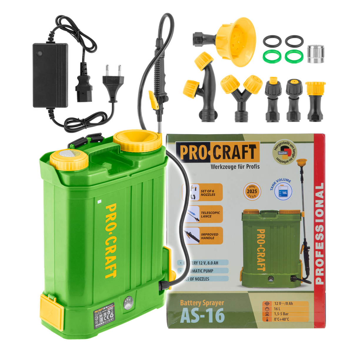 Levně Aku postřikovač Procraft AS-16 | AS-16 AS-16