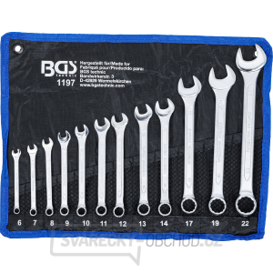 Sada očkoplochých klíčů | 6 - 22 mm | 12dílná, BGS 1197 Sada očkoplochých klíčů | 6 - 22 mm | 12dílná, BGS 1197 gallery main image
