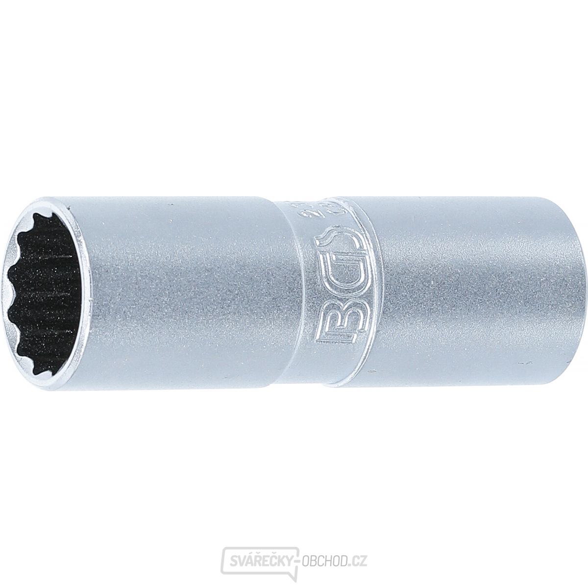 Nástrčná hlavice na zapalovací svíčky s přídržnou gumou, dvanáctihranná | 12,5 mm (1/2") | 16 mm, BGS 2385